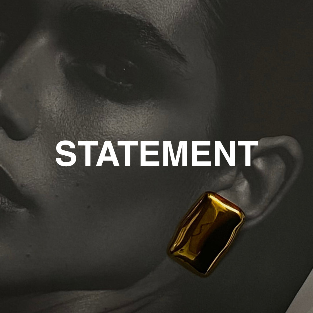 Gold wings statement earring timeless classic statement jewellery