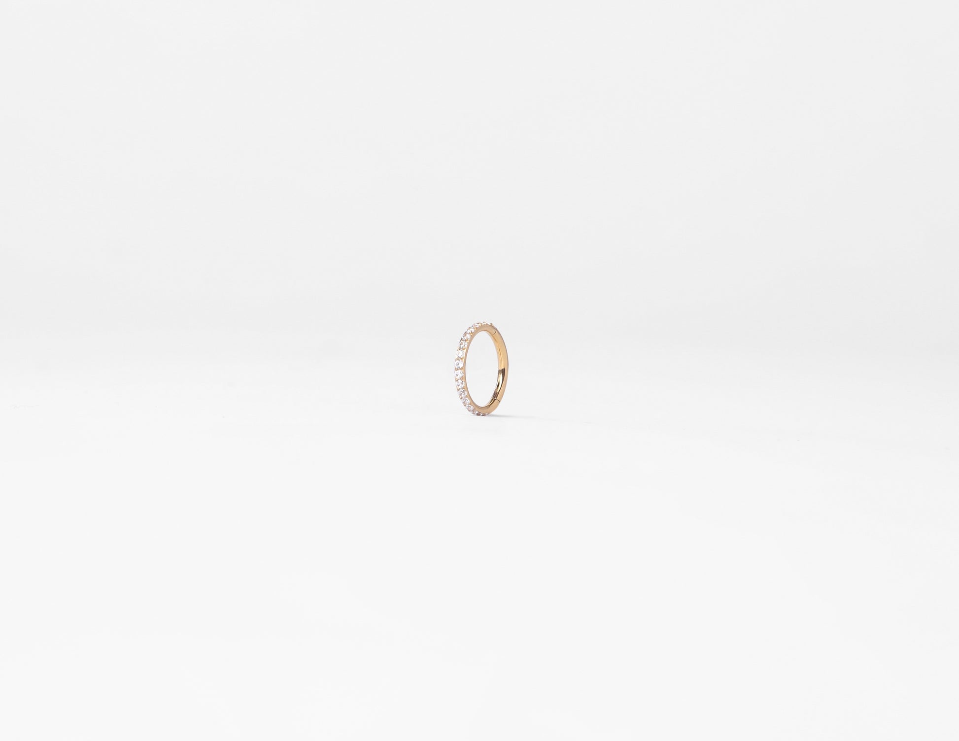 Gold Diamante Hoop - Listed Jewellery