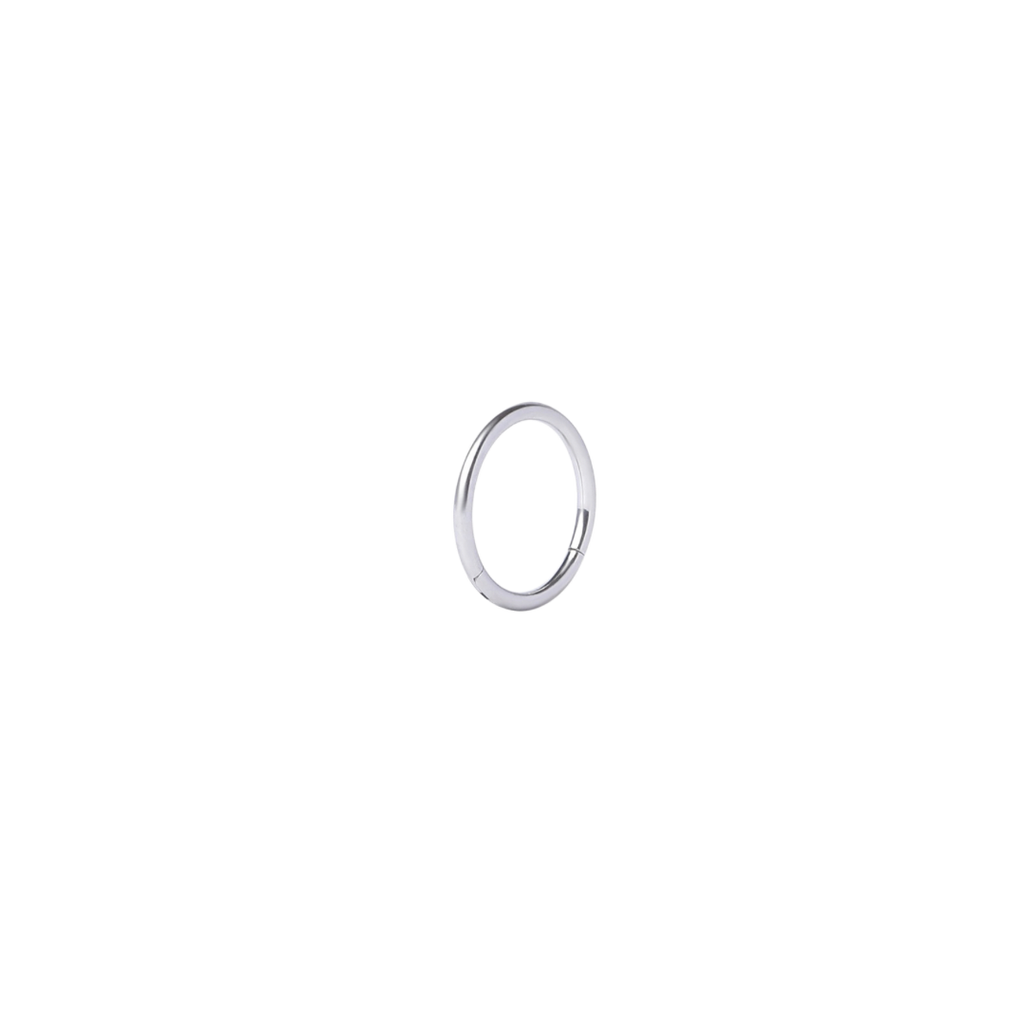 Classic Silver Hoop