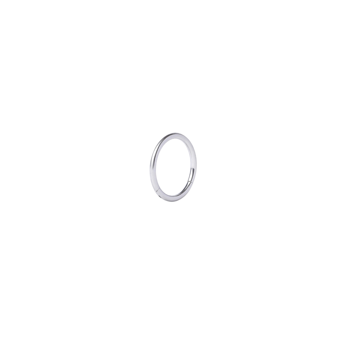 Classic Silver Hoop